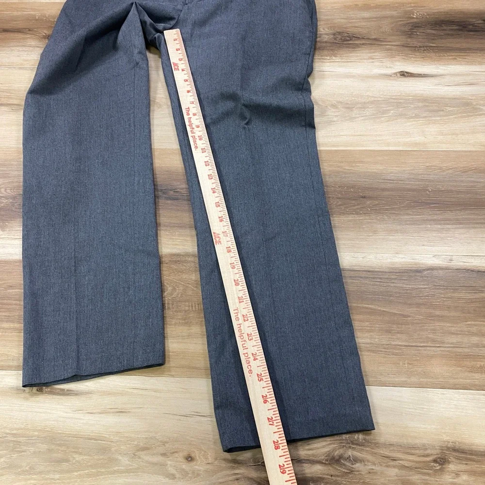 Banana Republic Dress Pants Mens 30x28 Minimalist Viscose Tailored Slim Fit Gray